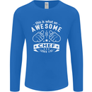 Awesome Chef Looks Like Funny Cooking Mens Long Sleeve T-Shirt Royal Blue