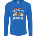Awesome Chef Looks Like Funny Cooking Mens Long Sleeve T-Shirt Royal Blue