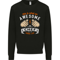 Awesome Chef Looks Like Funny Cooking Mens Sweatshirt Jumper Black