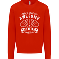 Awesome Chef Looks Like Funny Cooking Mens Sweatshirt Jumper Bright Red