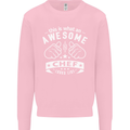 Awesome Chef Looks Like Funny Cooking Mens Sweatshirt Jumper Light Pink
