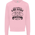 Awesome Chef Looks Like Funny Cooking Mens Sweatshirt Jumper Light Pink