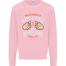 Awesome Chef Looks Like Funny Cooking Mens Sweatshirt Jumper Light Pink