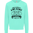 Awesome Chef Looks Like Funny Cooking Mens Sweatshirt Jumper Peppermint