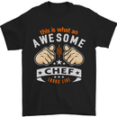 Awesome Chef Looks Like Funny Cooking Mens T-Shirt Cotton Gildan Black