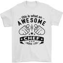 Awesome Chef Looks Like Funny Cooking Mens T-Shirt Cotton Gildan White