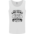 Awesome Chef Looks Like Funny Cooking Mens Vest Tank Top White