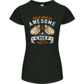 Awesome Chef Looks Like Funny Cooking Womens Petite Cut T-Shirt Black
