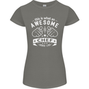 Awesome Chef Looks Like Funny Cooking Womens Petite Cut T-Shirt Charcoal