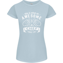 Awesome Chef Looks Like Funny Cooking Womens Petite Cut T-Shirt Light Blue