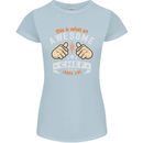 Awesome Chef Looks Like Funny Cooking Womens Petite Cut T-Shirt Light Blue