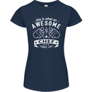 Awesome Chef Looks Like Funny Cooking Womens Petite Cut T-Shirt Navy Blue