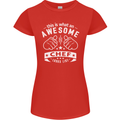 Awesome Chef Looks Like Funny Cooking Womens Petite Cut T-Shirt Red