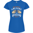 Awesome Chef Looks Like Funny Cooking Womens Petite Cut T-Shirt Royal Blue