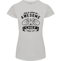 Awesome Chef Looks Like Funny Cooking Womens Petite Cut T-Shirt Sports Grey