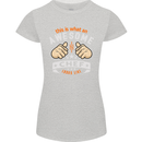 Awesome Chef Looks Like Funny Cooking Womens Petite Cut T-Shirt Sports Grey