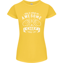 Awesome Chef Looks Like Funny Cooking Womens Petite Cut T-Shirt Yellow