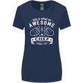 Awesome Chef Looks Like Funny Cooking Womens Wider Cut T-Shirt Navy Blue