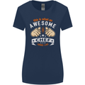 Awesome Chef Looks Like Funny Cooking Womens Wider Cut T-Shirt Navy Blue
