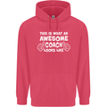 Awesome Coach Rugby Football Tennis Childrens Kids Hoodie Heliconia