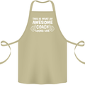 Awesome Coach Rugby Football Tennis Cotton Apron 100% Organic Khaki