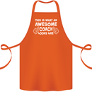 Awesome Coach Rugby Football Tennis Cotton Apron 100% Organic Orange