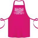 Awesome Coach Rugby Football Tennis Cotton Apron 100% Organic Pink