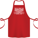 Awesome Coach Rugby Football Tennis Cotton Apron 100% Organic Red