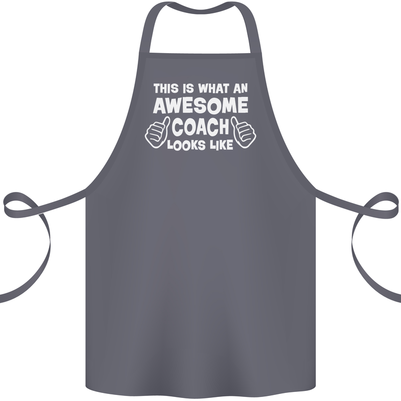 Awesome Coach Rugby Football Tennis Cotton Apron 100% Organic Steel