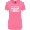 Awesome Coach Rugby Football Tennis Womens Wider Cut T-Shirt Azalea