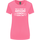 Awesome Coach Rugby Football Tennis Womens Wider Cut T-Shirt Azalea