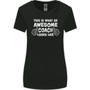 Awesome Coach Rugby Football Tennis Womens Wider Cut T-Shirt Black