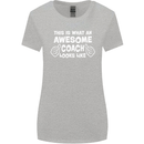 Awesome Coach Rugby Football Tennis Womens Wider Cut T-Shirt Sports Grey
