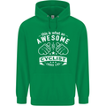 Awesome Cyclist Looks Like This Cycling Childrens Kids Hoodie Irish Green