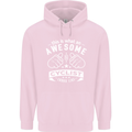 Awesome Cyclist Looks Like This Cycling Childrens Kids Hoodie Light Pink