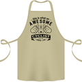 Awesome Cyclist Looks Like This Cycling Cotton Apron 100% Organic Khaki