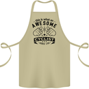 Awesome Cyclist Looks Like This Cycling Cotton Apron 100% Organic Khaki