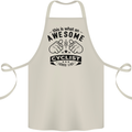 Awesome Cyclist Looks Like This Cycling Cotton Apron 100% Organic Natural