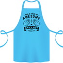 Awesome Cyclist Looks Like This Cycling Cotton Apron 100% Organic Turquoise