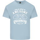 Awesome Cyclist Looks Like This Cycling Kids T-Shirt Childrens Light Blue