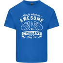 Awesome Cyclist Looks Like This Cycling Kids T-Shirt Childrens Royal Blue