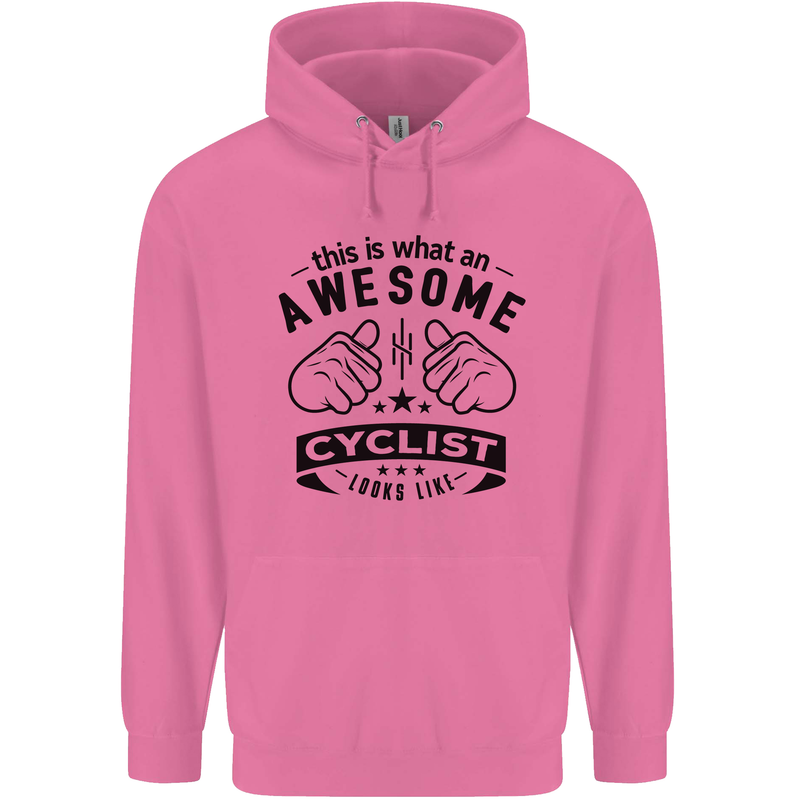 Awesome Cyclist Looks Like This Cycling Mens 80% Cotton Hoodie Azelea