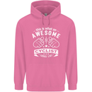 Awesome Cyclist Looks Like This Cycling Mens 80% Cotton Hoodie Azelea
