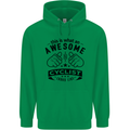 Awesome Cyclist Looks Like This Cycling Mens 80% Cotton Hoodie Irish Green