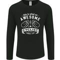 Awesome Cyclist Looks Like This Cycling Mens Long Sleeve T-Shirt Black