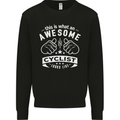 Awesome Cyclist Looks Like This Cycling Mens Sweatshirt Jumper Black