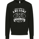 Awesome Cyclist Looks Like This Cycling Mens Sweatshirt Jumper Black