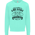 Awesome Cyclist Looks Like This Cycling Mens Sweatshirt Jumper Peppermint