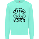 Awesome Cyclist Looks Like This Cycling Mens Sweatshirt Jumper Peppermint