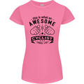 Awesome Cyclist Looks Like This Cycling Womens Petite Cut T-Shirt Azalea